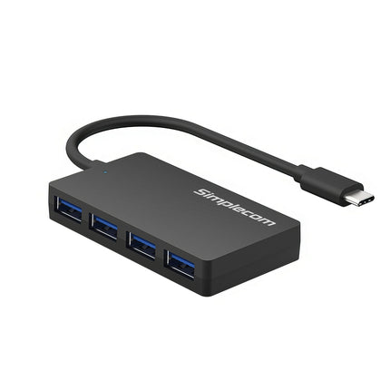 Simplecom CH350 SuperSpeed USB-C to 4-Port USB-A Hub USB 3.2 Gen1 3