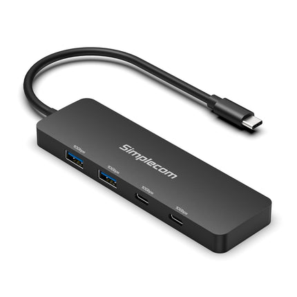 Simplecom CH392 USB 3.2 Gen2 USB-C 4-Port 10Gbps Hub (2x USB-A and 2x USB-C) 2