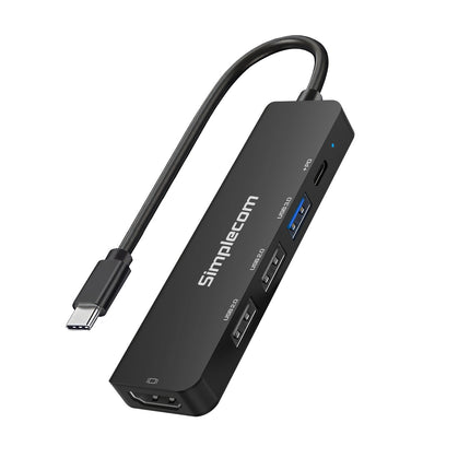 Simplecom CHT550 USB-C 5-in-1 Multiport Docking Station with USB Hub PD HDMI 2.0 2