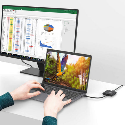 Simplecom DA320 USB-C 3-In-1 Adapter USB 3.2 Gen 1 5Gbps PD HDMI 2.0 4K@60Hz 4