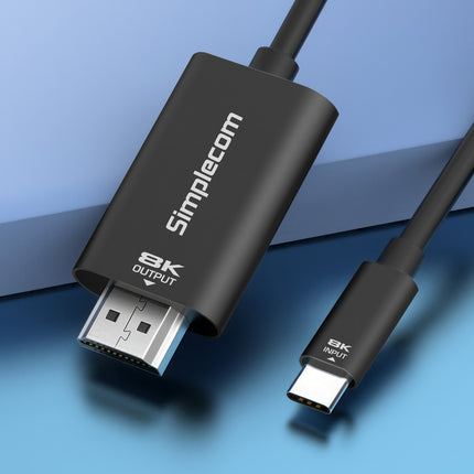 Simplecom DA324 USB-C to HDMI 2.1 Cable 2M HDCP 8K@60Hz 3