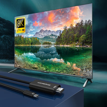 Simplecom DA324 USB-C to HDMI 2.1 Cable 2M HDCP 8K@60Hz 4