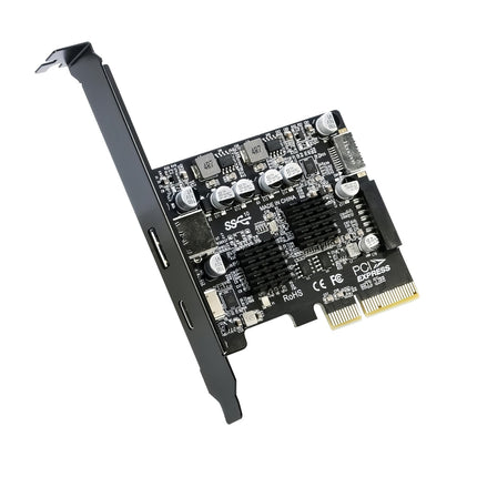 Simplecom EC315 PCIe x4 to 4-Port USB 3.2 Gen II 10Gbps Type-C and Type-A with Front Panel USB 3.0 and USB-C Key-A Expansion Card 2
