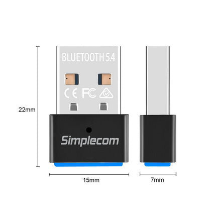 Simplecom NB540 USB Bluetooth 5.4 Adapter Wireless Dongle 4