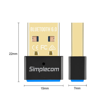 Simplecom NB600 USB Bluetooth 6.0 Adapter Wireless Dongle 3