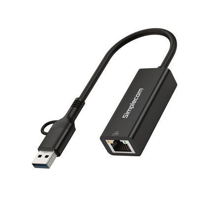 Simplecom NU315C SuperSpeed USB-C and USB-A to Gigabit Ethernet Adapter 2