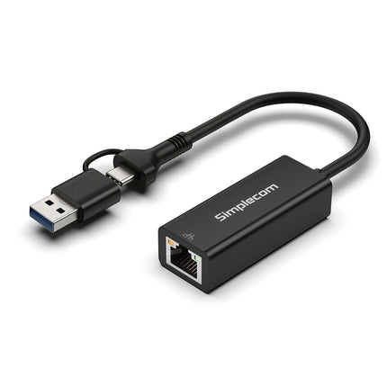 Simplecom NU315C SuperSpeed USB-C and USB-A to Gigabit Ethernet Adapter 3