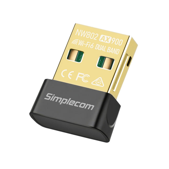 Simplecom NW802 AX900 Dual Band Wi-Fi 6 USB Wireless Nano Adapter 2