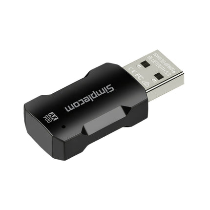 Simplecom NW830 Wi-Fi 6 and Bluetooth 5.3 Combo USB Adapter Dual Band AX900 2