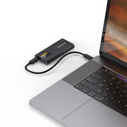 Simplecom SE530 NVMe / SATA M.2 SSD to USB-C Enclosure with SMART LED Screen USB 3.2 Gen 2 10Gbps 6