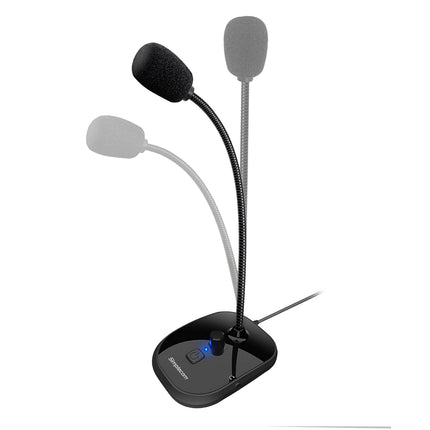 Simplecom UM360 Plug and Play USB Desktop Microphone with Headphone Jack 2