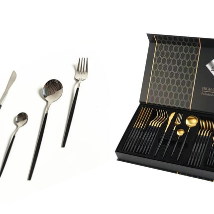 Keily Deluxe Cutlery Set - Gold