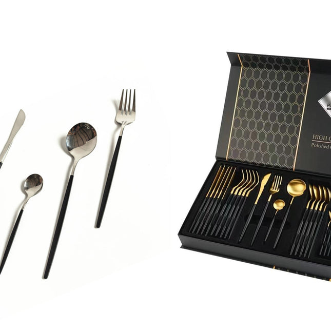 Keily Deluxe Cutlery Set - Gold