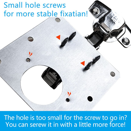 1 Pcs Kitchen Cupboard Door Cabinet Hinges Repair Plate Brackets Kit Fixing Screws 7