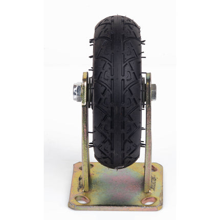 6 Inch Fixed Castor Caster Pneumatic Tyres Tyre  Wheel Trolley Cart Wheelbarrow 3