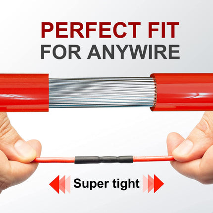 2m Polyolefin Shrink Tube 1/8" (3mm) 2:1 Ratio Heat Shrink Tubing Sleeving Wrap Shrinking 6