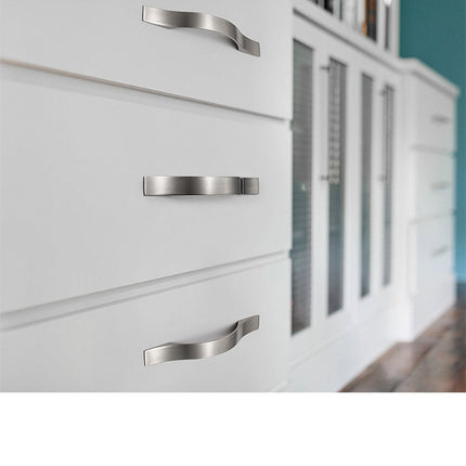 96mm Brushed Silver Furniture Kitchen Bathroom Cabinet Handles Drawer Bar Handle Pull Knob 6