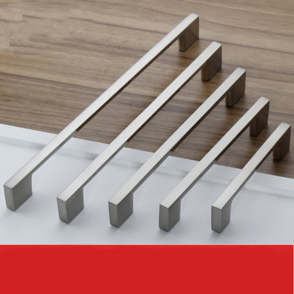 Brushed Nickel Kitchen Door Cabinet Drawer Handle Pulls 224MM 2