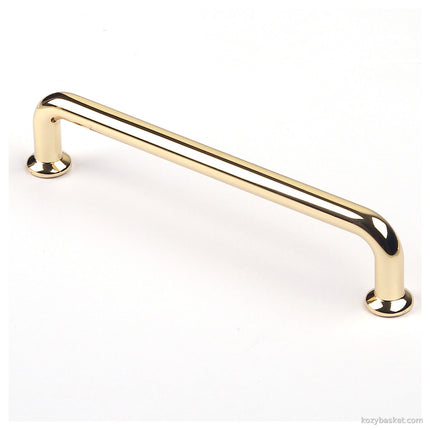 128mm Polished gold Furniture Kitchen Bathroom Cabinet Handles Drawer Bar Handle Pull Knob