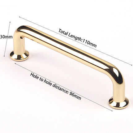 96mm Polished gold Furniture Kitchen Bathroom Cabinet Handles Drawer Bar Handle Pull Knob 2