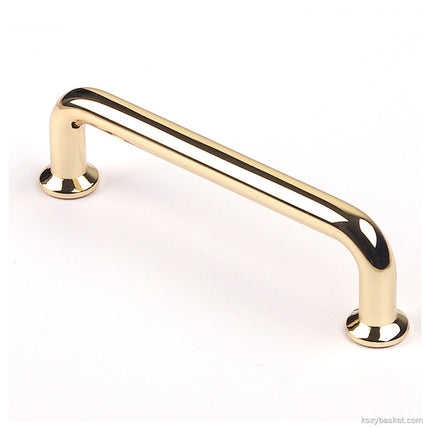 96mm Polished gold Furniture Kitchen Bathroom Cabinet Handles Drawer Bar Handle Pull Knob