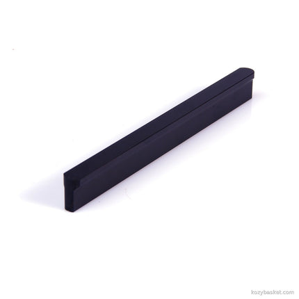 Solid Zinc Furniture Kitchen Bathroom Cabinet Handles Drawer Bar Handle Pull Knob Black 160mm