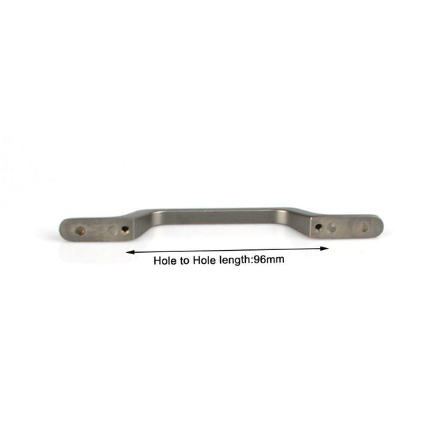 Black Zinc Kitchen Cabinet Handles Drawer Bar Handle Pull 96mm 2