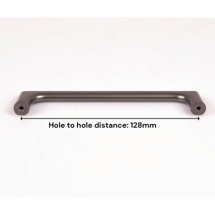 Black Zinc Kitchen Cabinet Handles Drawer Bar Handle Pull 128mm 3