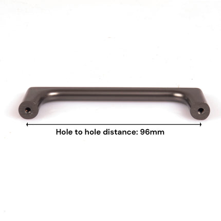 Black Zinc Kitchen Cabinet Handles Drawer Bar Handle Pull 96mm 3