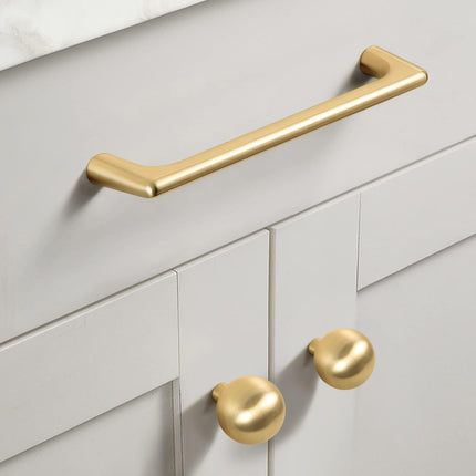 Gold Zinc Kitchen Cabinet Handles Drawer Bar Handle Pull 96mm 5