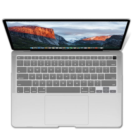 MacBook Air 13 Inch Case 2020 2019 2018, A1932, A2179, A2337 Shell Case Keyboard Cover Clear 6