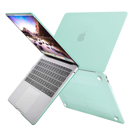 MacBook Air 13 Inch Case 2020 2019 2018, A1932, A2179, A2337 Shell Case Keyboard Cover Green 5