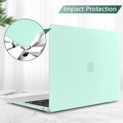 MacBook Air 13 Inch Case 2020 2019 2018, A1932, A2179, A2337 Shell Case Keyboard Cover Green 7