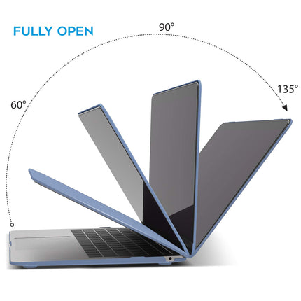 Suitable for  MacBook Air 13 Inch Case 2022 2021 2020 2019 2018, A1932, A2179, A2337 Shell Case Keyboard Cover lavender Grey 6