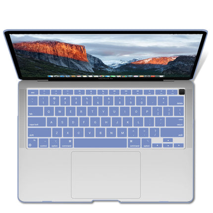 Suitable for  MacBook Air 13 Inch Case 2022 2021 2020 2019 2018, A1932, A2179, A2337 Shell Case Keyboard Cover lavender Grey 7