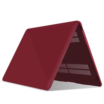 MacBook Air 13 Inch Case 2020 2019 2018, A1932, A2179,A2337 Shell Case Keyboard Cover Wine Red 5