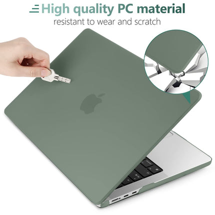 Suitable for  2023 2022 MacBook Air 13 inch case M2 Model A2681 Hard Shell Case Keyboard Cover Midnight Green 8