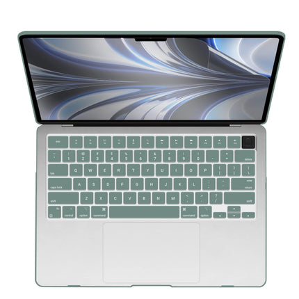 Suitable for  2023 2022 MacBook Air 13 inch case M2 Model A2681 Hard Shell Case Keyboard Cover Midnight Green 10
