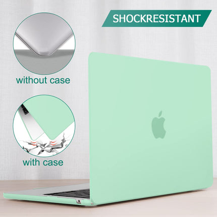 Suitable for  2023 2022 MacBook Air 13 inch case M2 Model A2681 Hard Shell Case Keyboard Cover Green 8