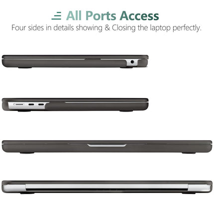 Suitable for  2023 2022 MacBook Air 13 inch case M2 Model A2681 Hard Shell Case Keyboard Cover Grey 7
