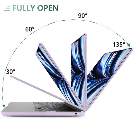 Suitable for  2023 2022 MacBook Air 13 inch case M2 Model A2681 Hard Shell Case Keyboard Cover Purple 5
