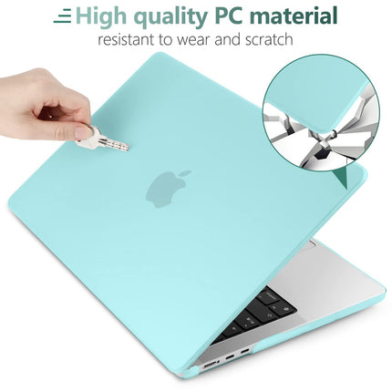 Suitable for  2023 2022 MacBook Air 13 inch case M2 Model A2681 Hard Shell Case Keyboard Cover Turquoise 8