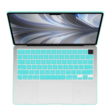 Suitable for  2023 2022 MacBook Air 13 inch case M2 Model A2681 Hard Shell Case Keyboard Cover Turquoise 10