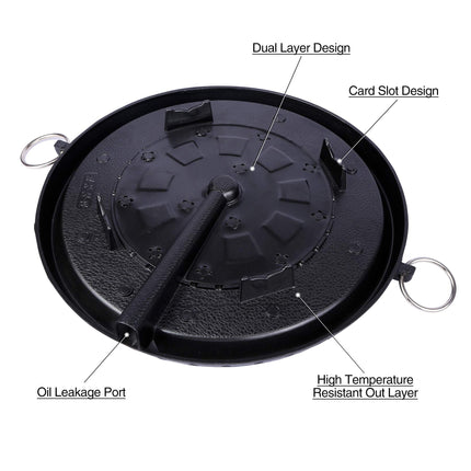 Korean BBQ Grill Pan Non-Stick Smokeless Stovetop BBQ Grill Plate Indoor Outdoor 5
