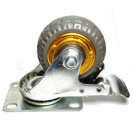 3" Heavy Duty Industrial Swivel Brake Caster Wheel Caster Wheels Castor load 50KG Trolley Cart 2