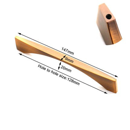 Door Kitchen Cabinet Handles Drawer Bar Handle Pull 128MM 2