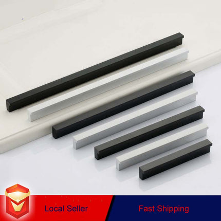 Aluminium Kitchen Cabinet Handles Drawer Bar Handle Pull Silver 128mm