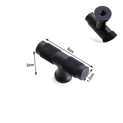 Black Furniture Door Kitchen Cabinet Handle Handles Pull Pulls Cupboard T Bar 2