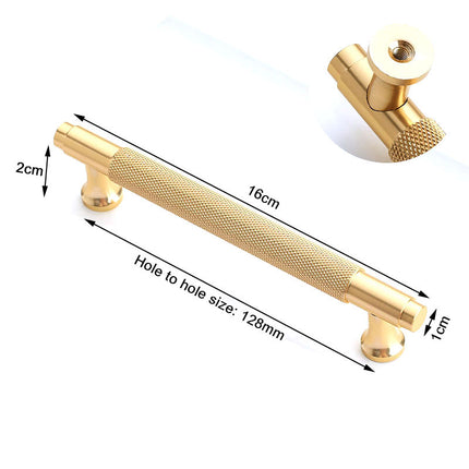 Gold Furniture Door Kitchen Cabinet Handle Handles Pull Pulls Cupboard 128mm 2