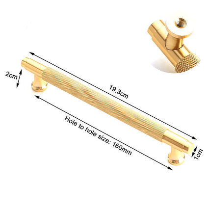 Gold Furniture Door Kitchen Cabinet Handle Handles Pull Pulls Cupboard 160mm 2